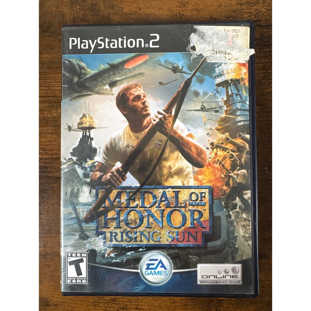 Medal of Honor Rising Sun Sony PlayStation 2 PS2 Complete CIB EA Games WWII